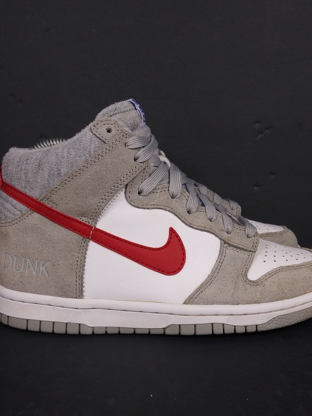 Nike Dunk High SE 'Athletic Club Sneakers Womens 6 Youth 4.5 Grey Gym Red